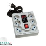 محافظ ولتاژ ۶ پریز دیجیتال شیوا امواج