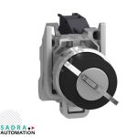 سلکتور سوئیچ اشنایدر فلزی دو حالته ماندگار قفل شو XB4BG21
