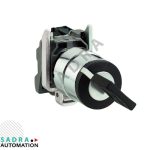 سلکتور سوئیچ اشنایدر فلزی دو حالته بازگشت فنری قفل شو XB4BG61