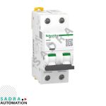 کلید مینیاتوری اشنایدر تیپ C دو پل 2 آمپر AC/DC مدل A9F74202