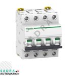 کلید مینیاتوری اشنایدر تیپ C چهار پل 63 آمپر AC/DC مدل A9F74463