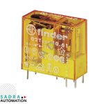 رله کتابی 48VAC تک کنتاکت 16 آمپر فیندر مدل 40.61.8.048.0000