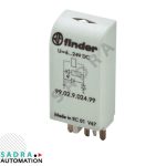 ماژول LED سبز 110 تا 230 ولت AC/DC فیندر مدل 99.02.0.230.59